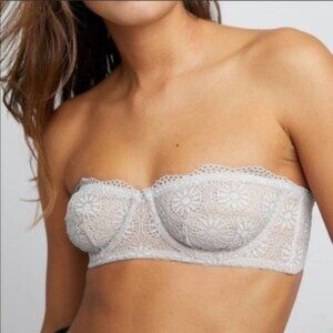 Free People | Starla Underwire Bra Skies Baby Blue Convertible Underwire Bra 32C